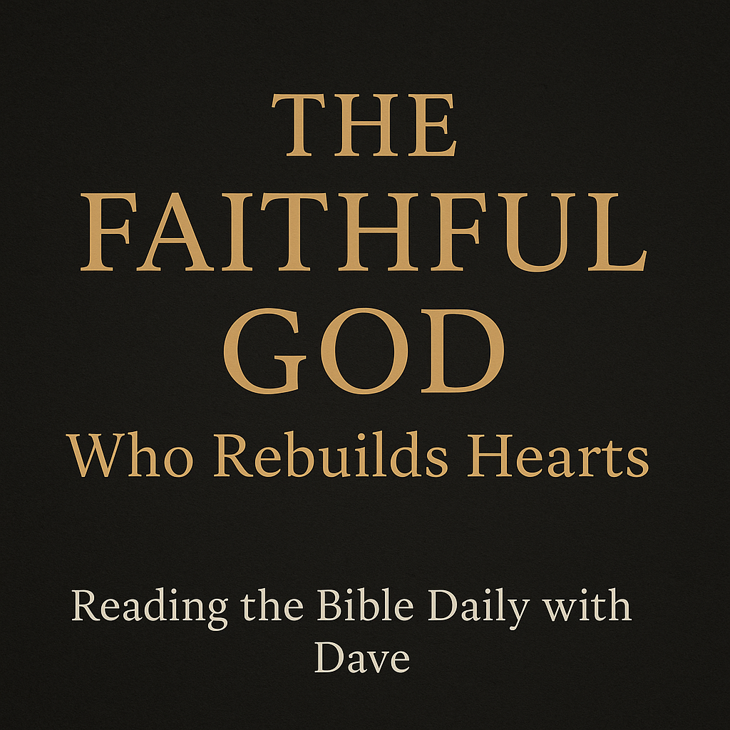 Nehemiah overview devotional titled ‘The Faithful God Who Rebuilds Hearts’ from Reading the Bible Daily with Dave.