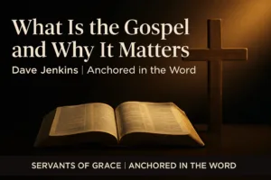 An open Bible and wooden cross illuminated by warm light, symbolizing the gospel’s power to bring hope and transformation through Christ.