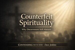 Counterfeit spirituality and biblical discernment featured on the Weekly Watch episode of Contending for the Word with Dave Jenkins