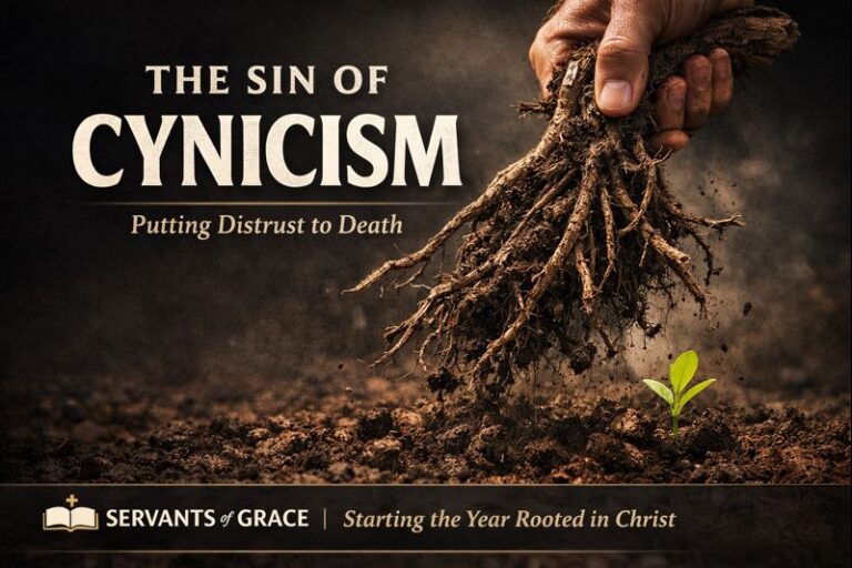 The Sin of Cynicism: Rooting Out Distrust and Restoring Faith