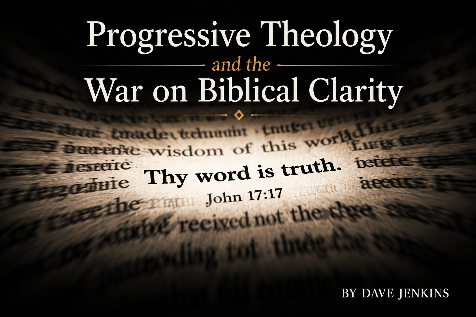 Progressive Theology and the War on Biblical Clarity