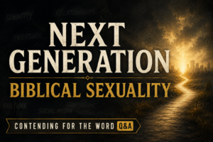 Helping the next generation understand biblical sexuality with God’s Word as a path of truth and hope in a confused culture.