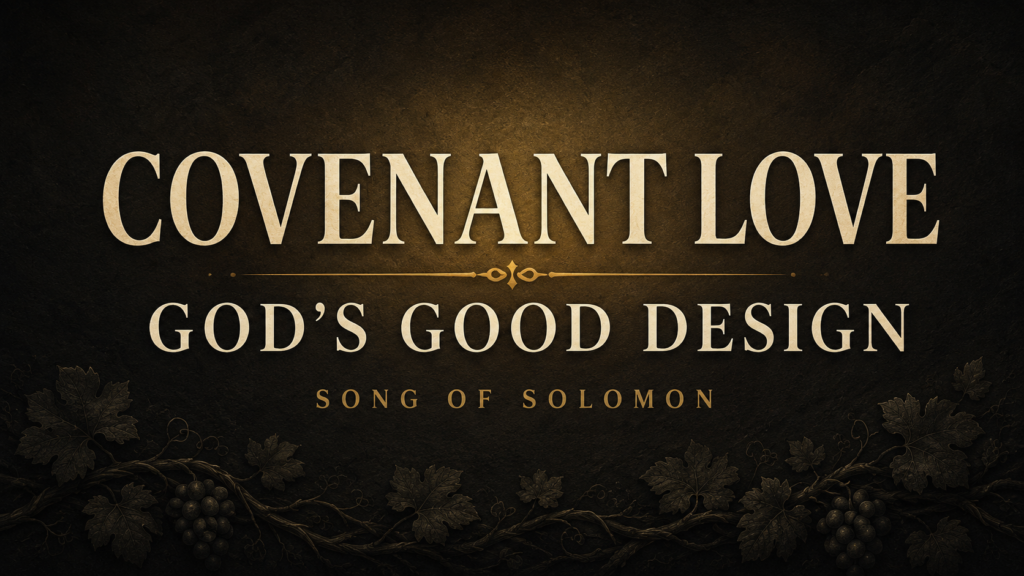Song of Solomon Overview: Covenant Love and God’s Good Design