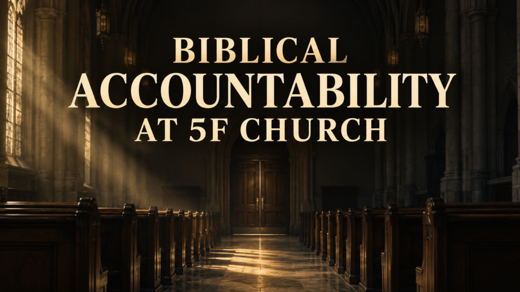 5F Church, Katherine Krick, and the Call for Biblical Accountability 2 Katherine Krick