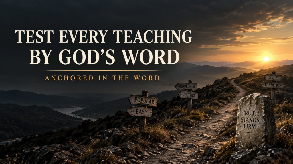 Recognizing and Resisting Subtle False Teaching 3 false teaching