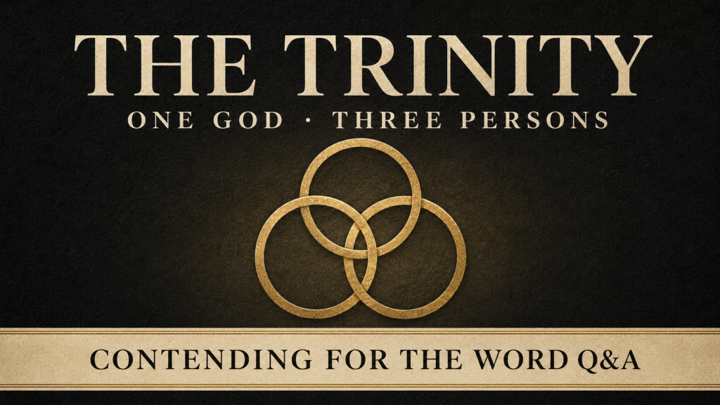The Trinity: One God in Three Persons 2 Trinity