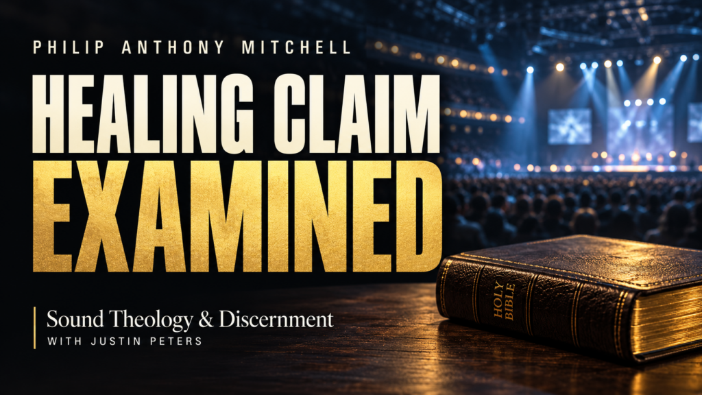 Philip Anthony Mitchell’s Healing Claim Examined 3 Philip Anthony Mitchell