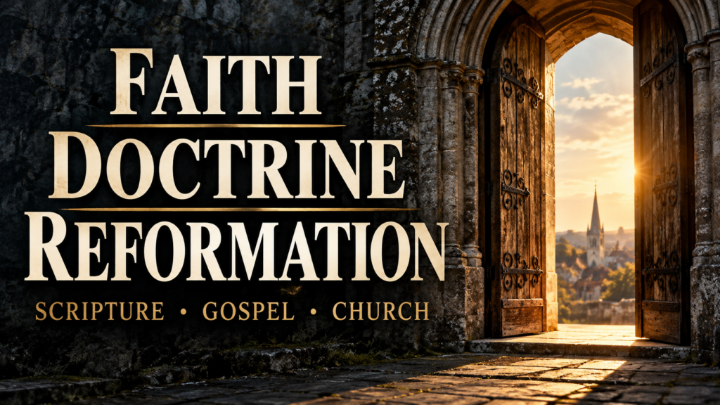 Faith, Doctrine, and Reformation: Standing Firm on God’s Word | September 27–October 3, 2026 1 weekly roundup