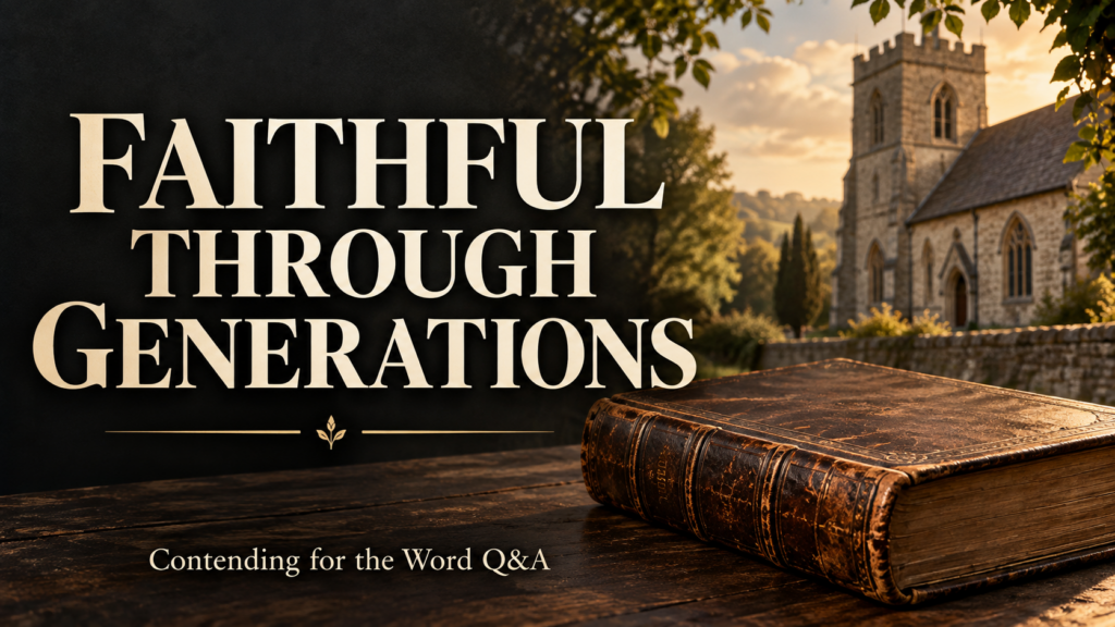 Learning from Faithful Christians in Church History 1 church history