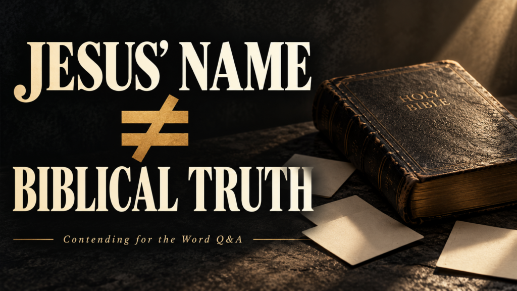 The Danger of Syncretism Even When It Uses Jesus’ Name 2 Syncretism