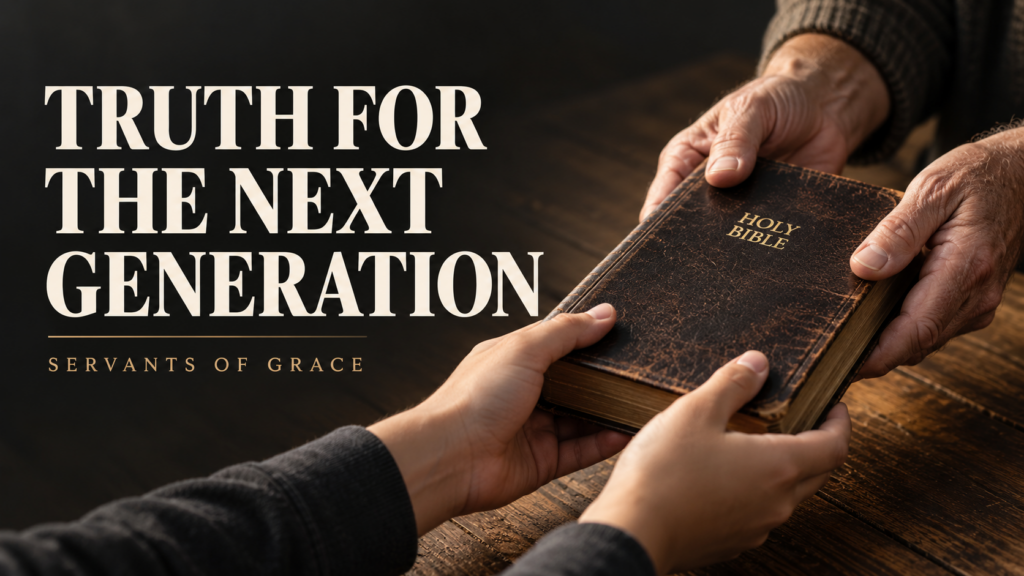 Passing Biblical Truth to the Next Generation 3 passing biblical truth to the next generation
