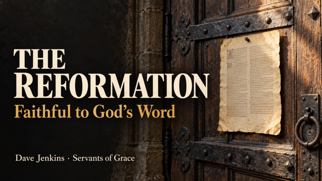 The Protestant Reformation: Fidelity to God’s Word in Every Generation 4 Protestant Reformation
