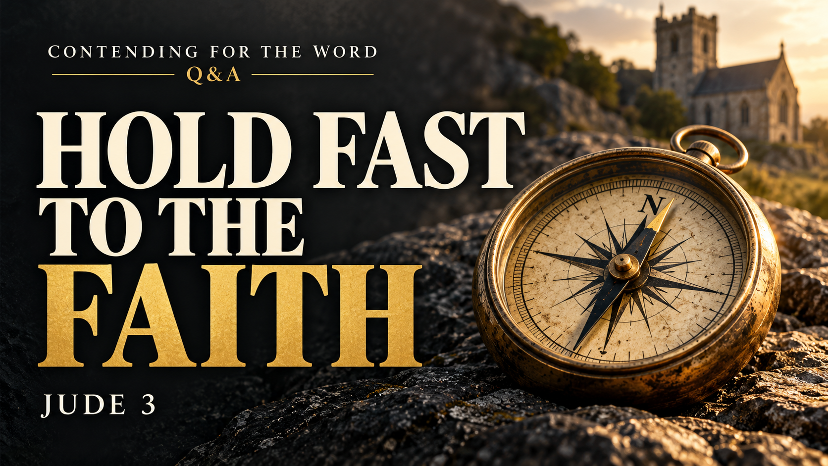 holding fast to the faith